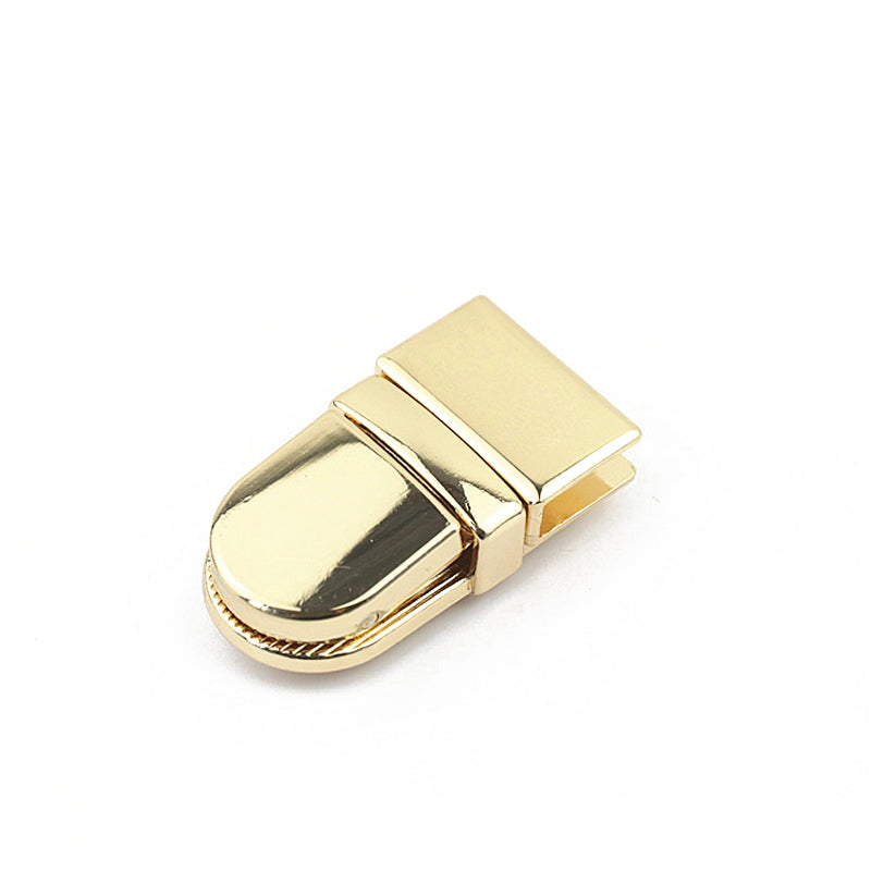 Bag hardware various color metal press plug in locks