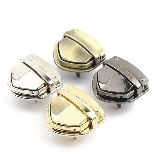 Bag Hardware Accessories Switch Quick Lock Snap Clasps Closure Mortise Locks