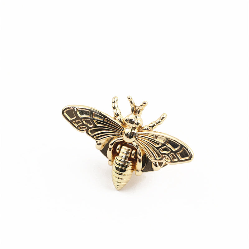 Luggage hardware accessories light gold antique gold die-casting twist lock bee plug-in  lock