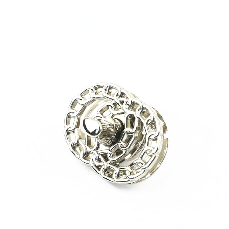 Luggage Hardware Accessories Round Chain Style Metal Twist Turn Lock