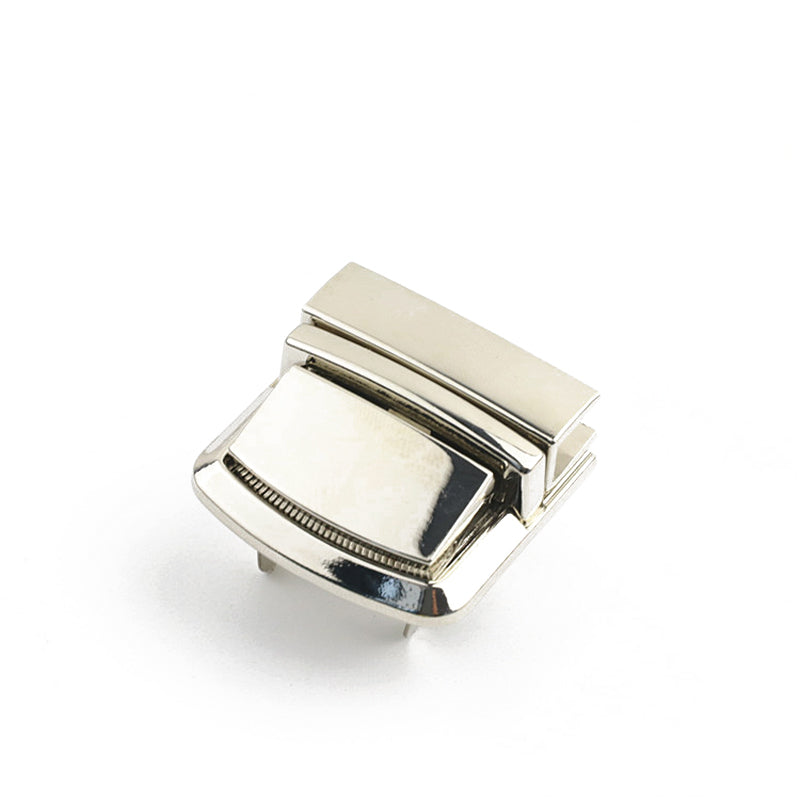 Bag hardware metal clasp closure switch mortise locks