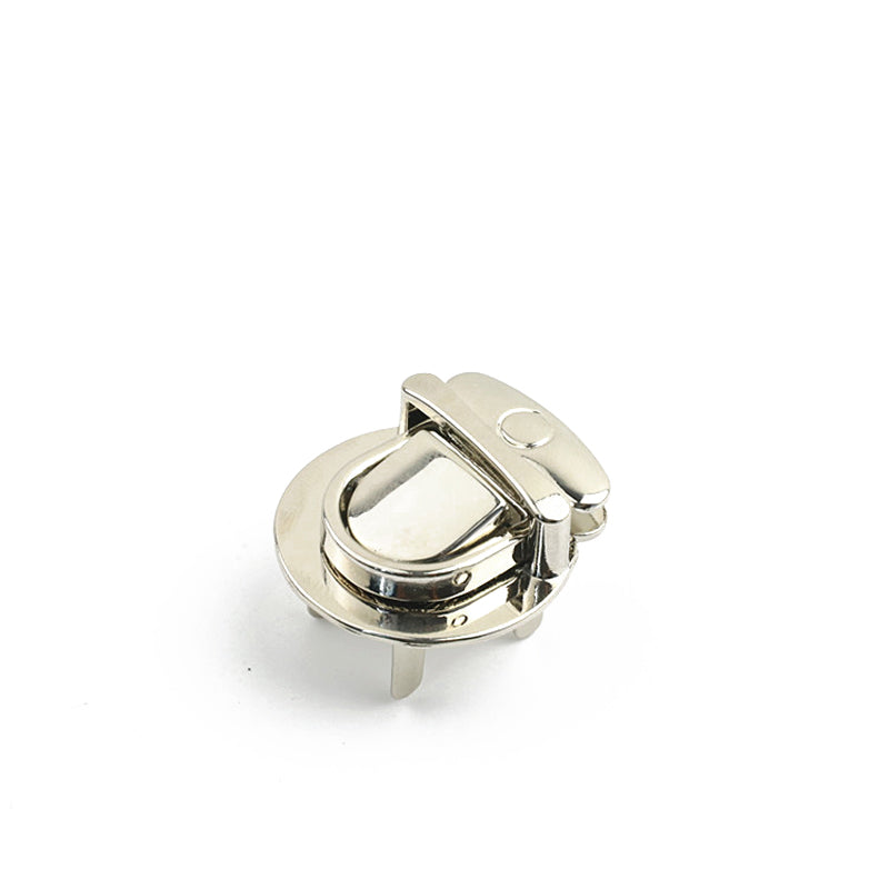 Medium size purse metal clasp clip plug in push  locks