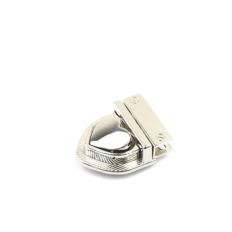 Luggage hardware accessories zinc alloy heart-shaped plug-in lock