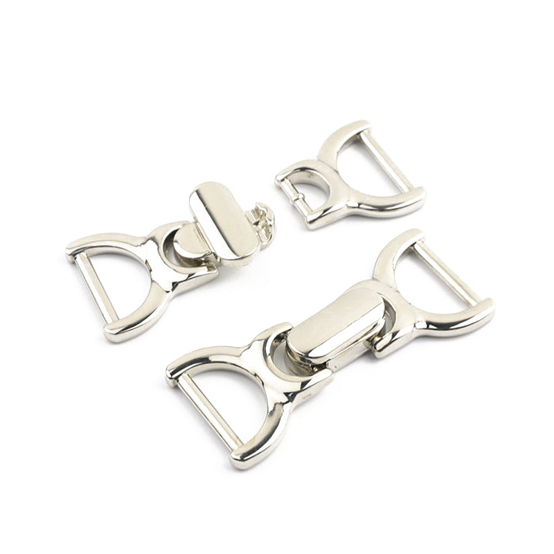 Clothing belt lock/bag hardware metal twist locks