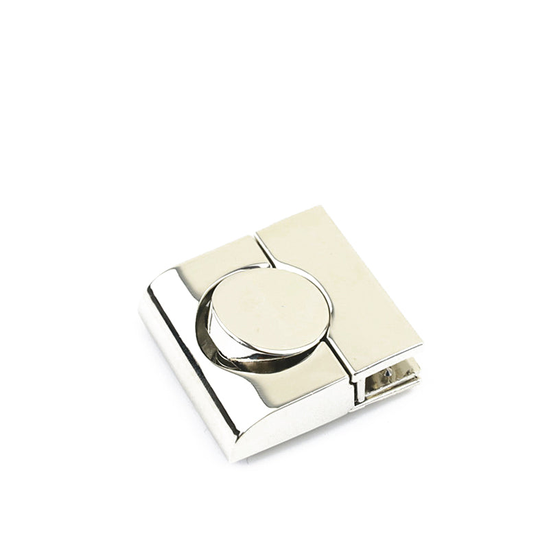 Handbag metal square press clasp locks