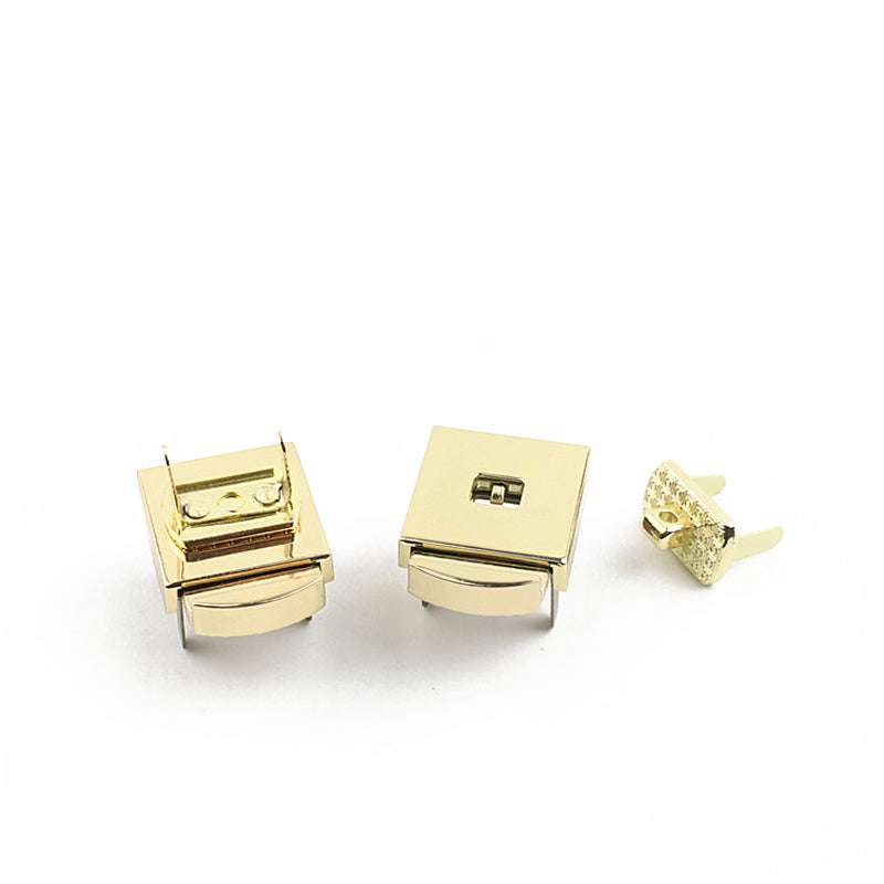 Handbag hardware accessories concealed lock