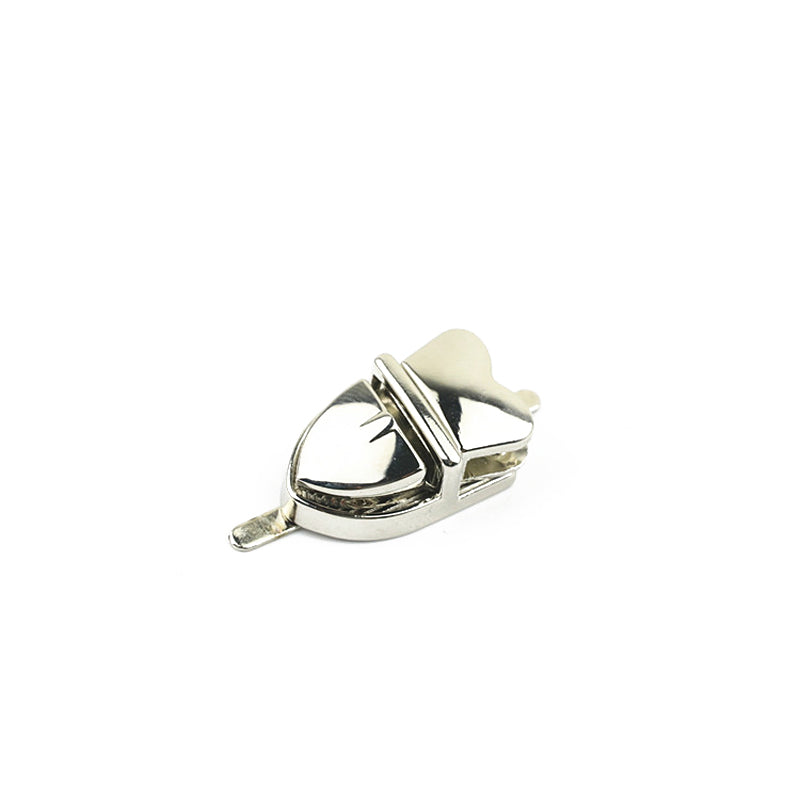 New novelty design lovely heart shape metal press push locks