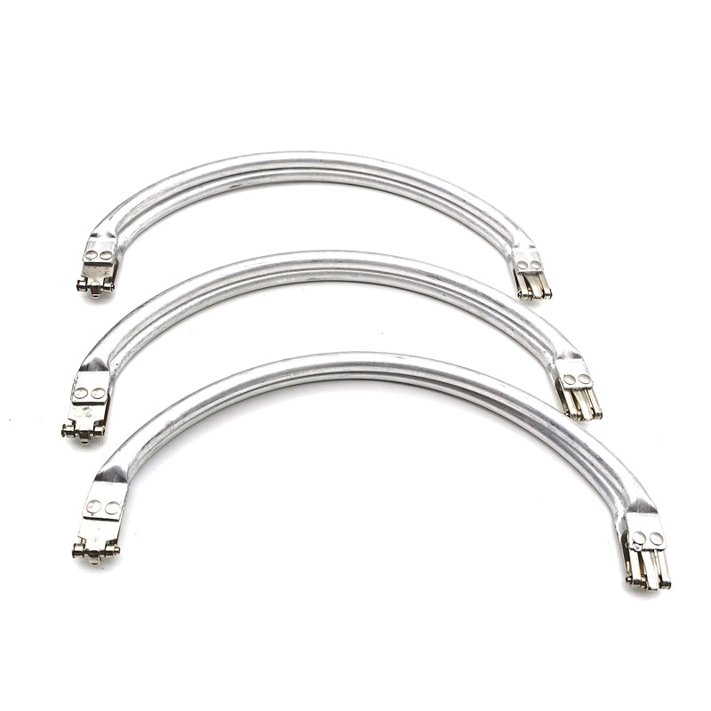 Hardware Accessories Metal Kiss Clasp Purse Frame Doctor Aluminium Tube Handle Buckle Bags Clutch Handles
