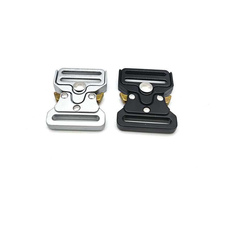 Metal Buckle Dual Adjustable Tactical Belt Buckle 25/32/38/45MM Heavy Duty Belt Buckle