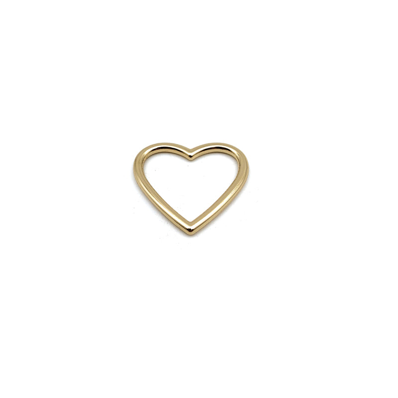 Fashion simple design love heart shape zinc alloy various size 25mm/34mm/40mm/45mm/50mm metal buckles for bag/clothes