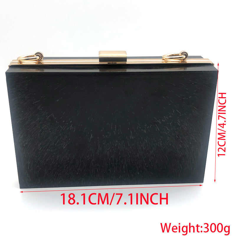 Clutch Bag Box And Metal Frame D-258-2