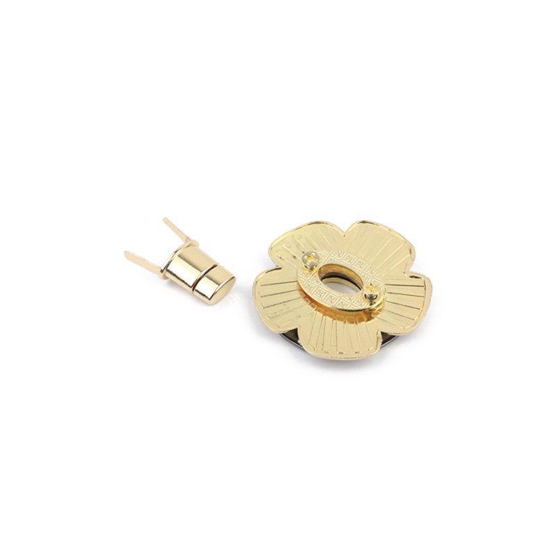 Women's bag flower decorative lock