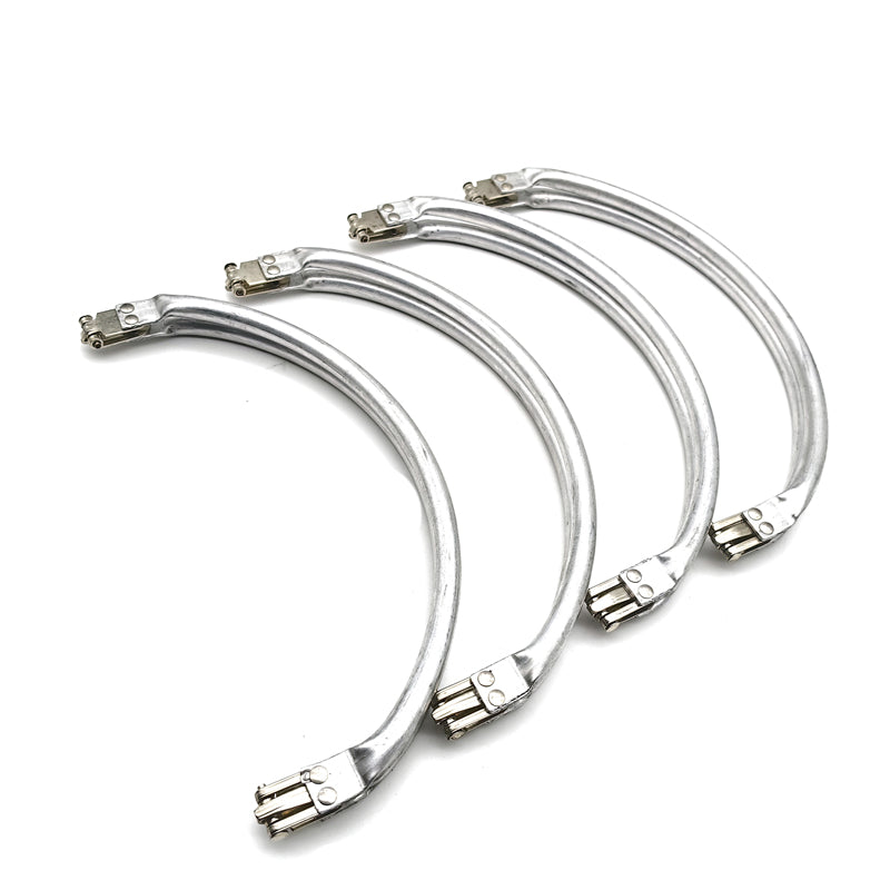 Hardware Accessories Metal Kiss Clasp Purse Frame Doctor Aluminium Tube Handle Buckle Bags Clutch Handles