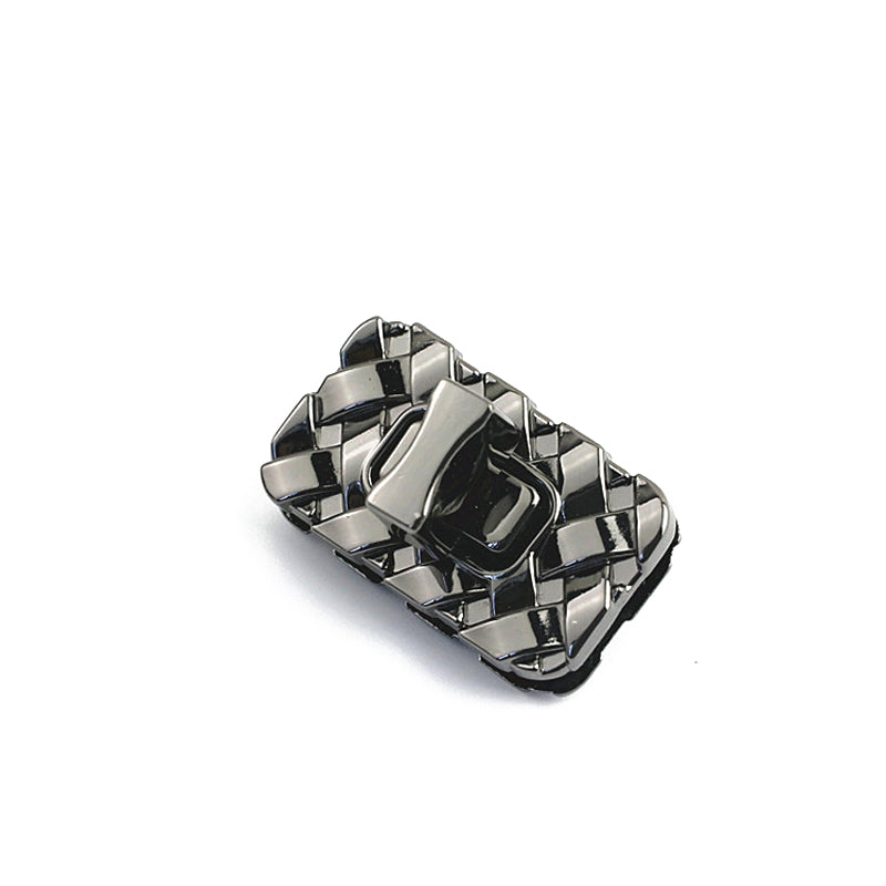 Luggage hardware accessories woven plain small square lock