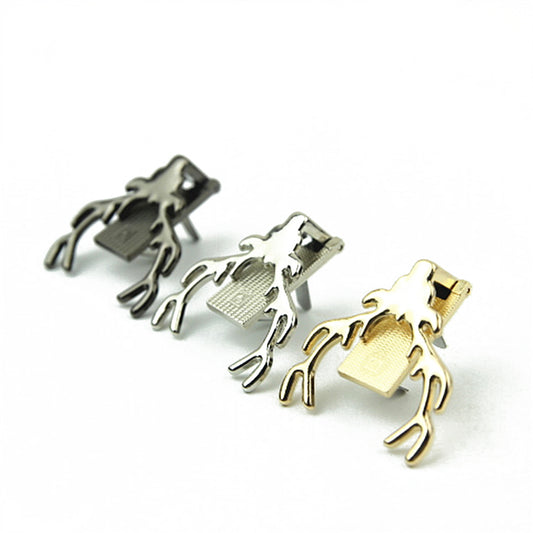 Deer shape head lock animal decoration clip lock