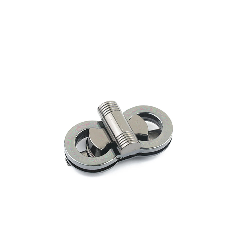 Fashionable handbag bow-knot metal twist turn locks