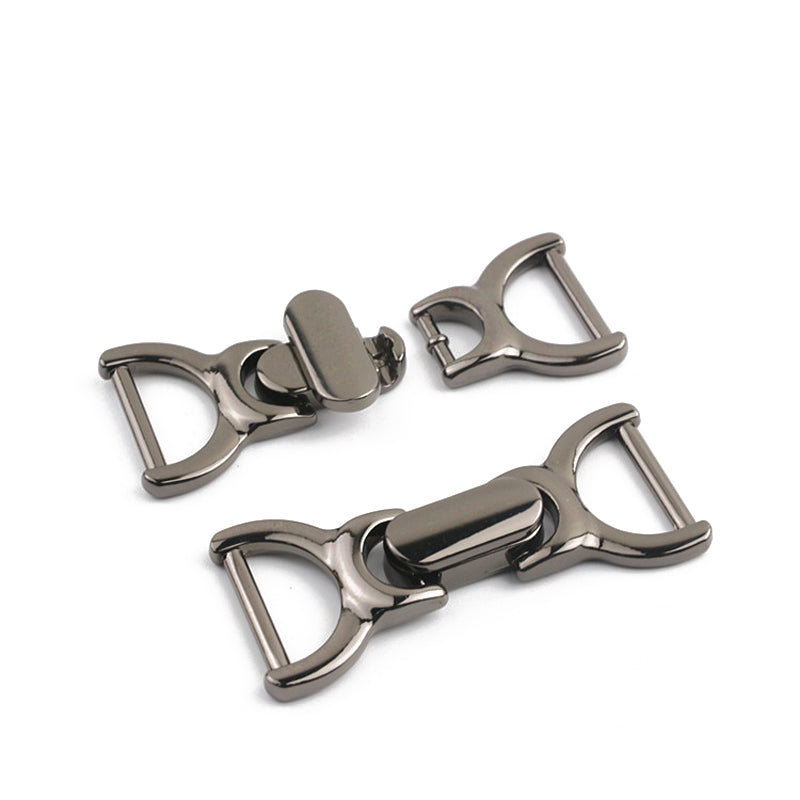 Clothing belt lock/bag hardware metal twist locks