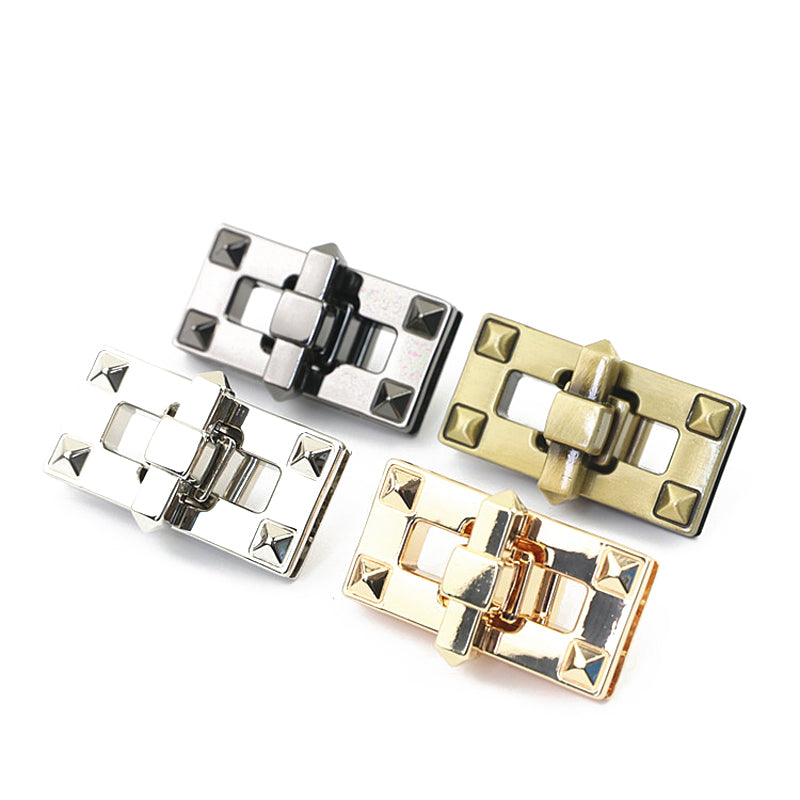 Bag accessories rivets pattern decoration metal turn locks