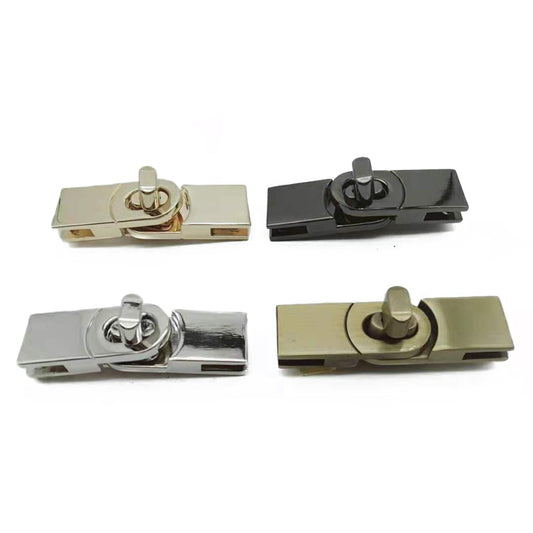 Handbag twist turn locks clasp closure
