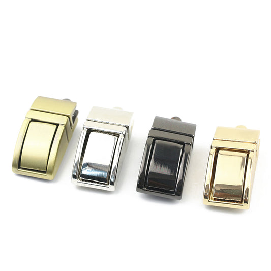 Bag accessories lock 4 colors gold switch lock mortise lock