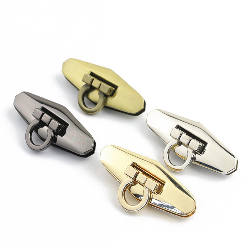 Handbag hardware accessories multi-color metal turn locks