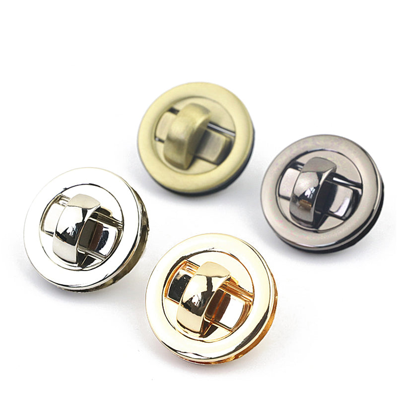 All-match handbag accessories metal round turn locks