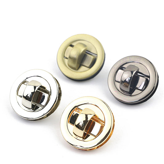 All-match handbag accessories metal round turn locks