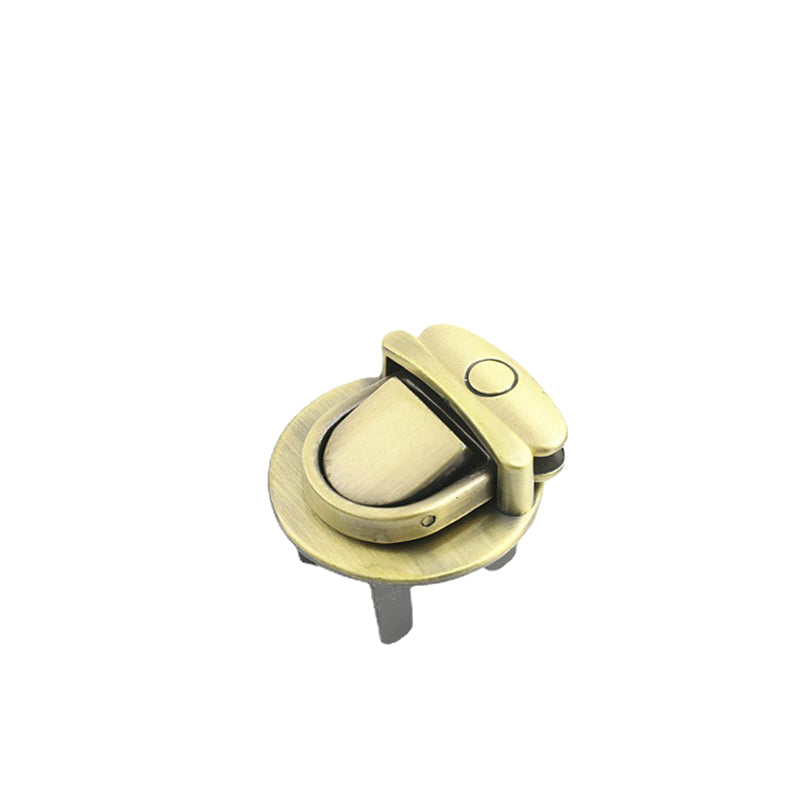 Medium size purse metal clasp clip plug in push  locks