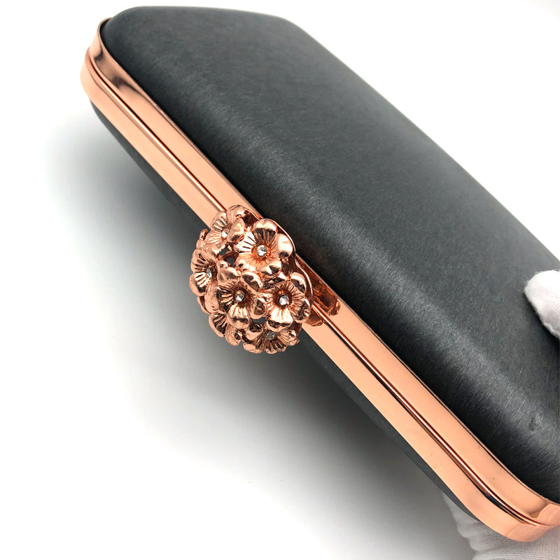 Rose gold handbag box clutch frame for ladies purse H-058