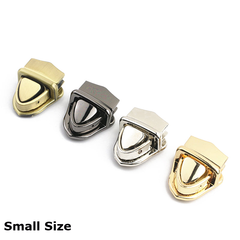 Tote bag hardware metal press push locks