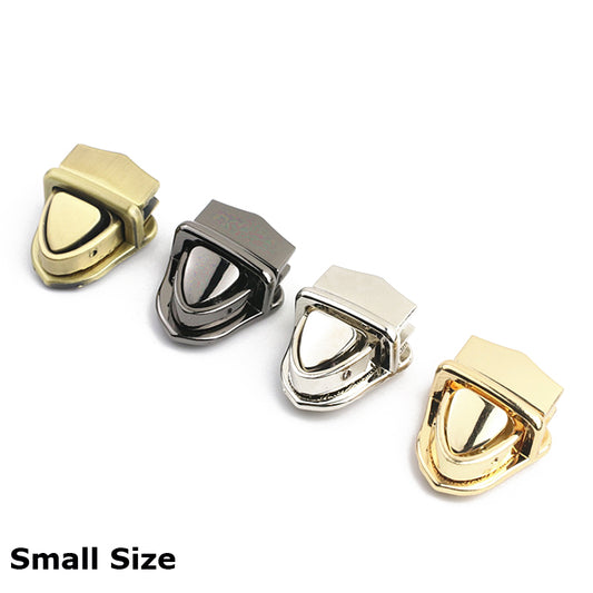 Tote bag hardware metal press push locks