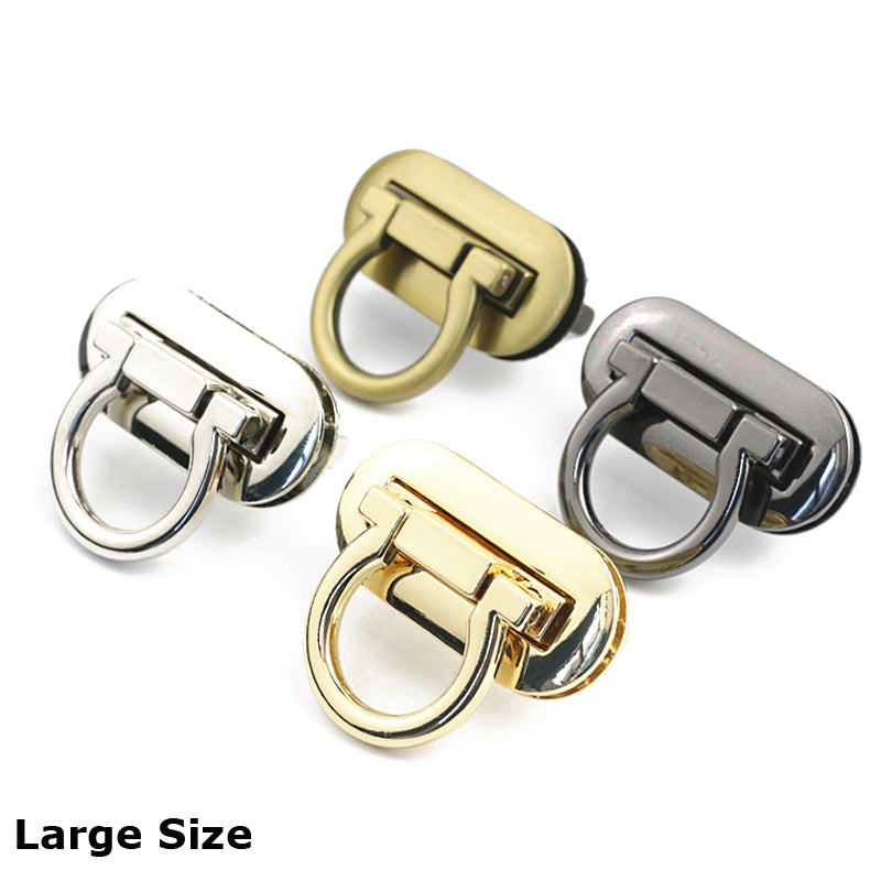Handbag hardware accessories oval shape mortise twist lock