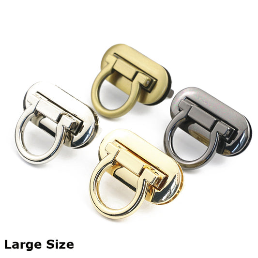 Handbag hardware accessories oval shape mortise twist lock