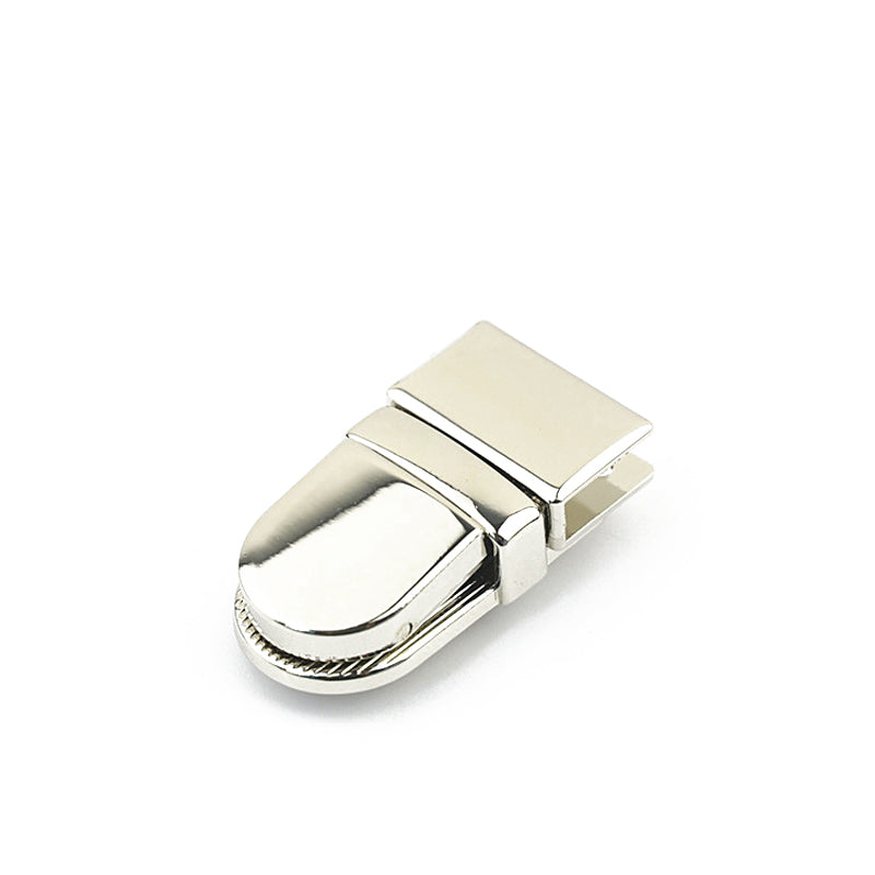 Bag hardware various color metal press plug in locks