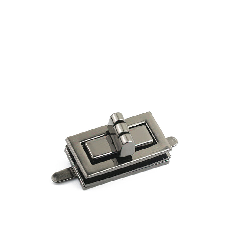 Handbag lock buckle hardware accessories medium die-casting twist lock plug-in lock
