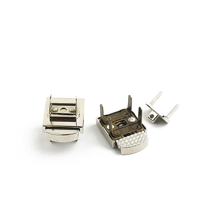Handbag hardware accessories concealed lock