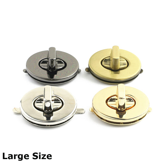Bag zinc alloy large size metal egg lock oval-shaped turn twist lock