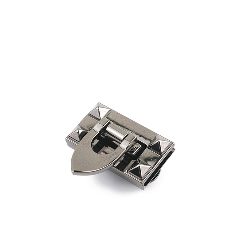 Luggage hardware accessories duck tongue gold metal switch twist clasp lock