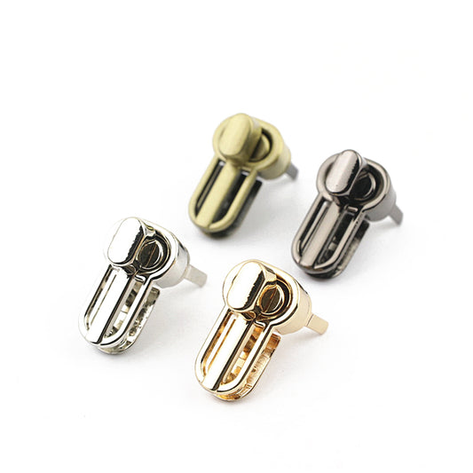 Handbag hardware oval metal turn locks