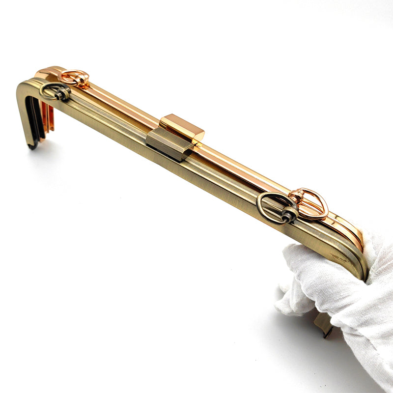 RL-POX07 Various Color Hanging Plating 25CM Clutch Bag Metal Frame