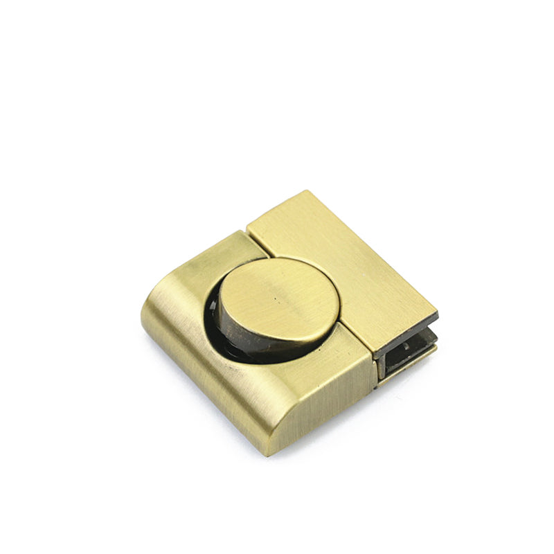 Handbag metal square press clasp locks