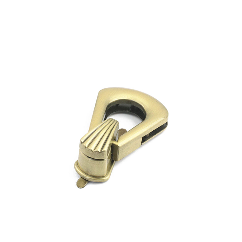 Handbag dripping type metal twist turn locks