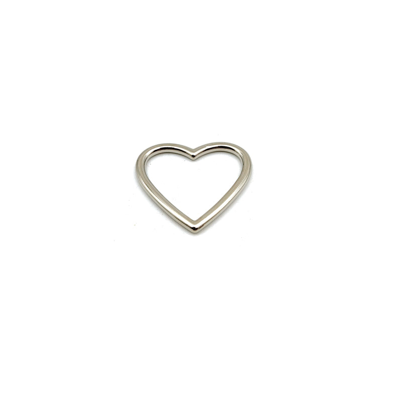Fashion simple design love heart shape zinc alloy various size 25mm/34mm/40mm/45mm/50mm metal buckles for bag/clothes