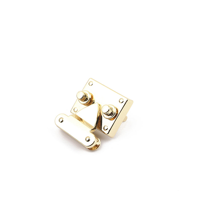 Fashion design bag accessories metal clasp press locks