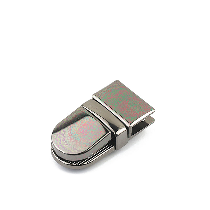 Bag hardware various color metal press plug in locks