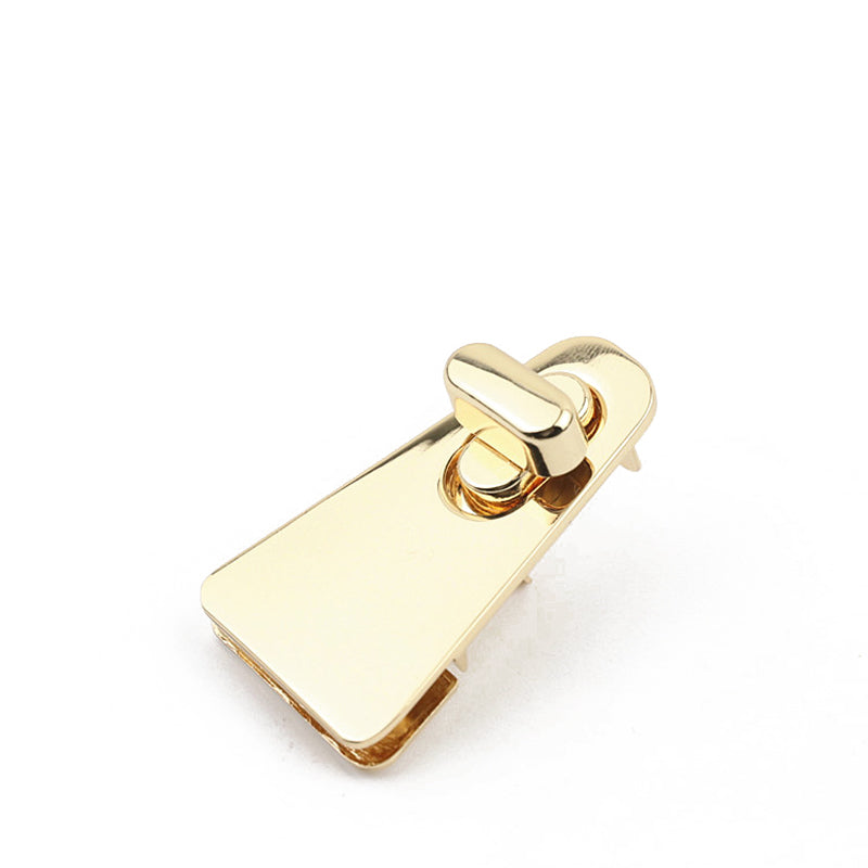 Handbag triangle metal turn twist locks