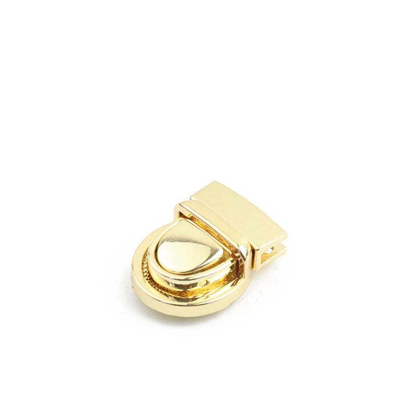 Handbag lock light gold automatic plugin lock