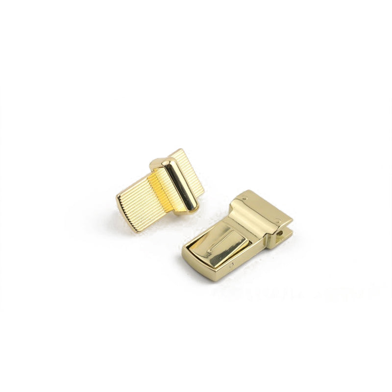 Handbag hardware accessories multi-colorful metal closure clasp plug-in switch locks