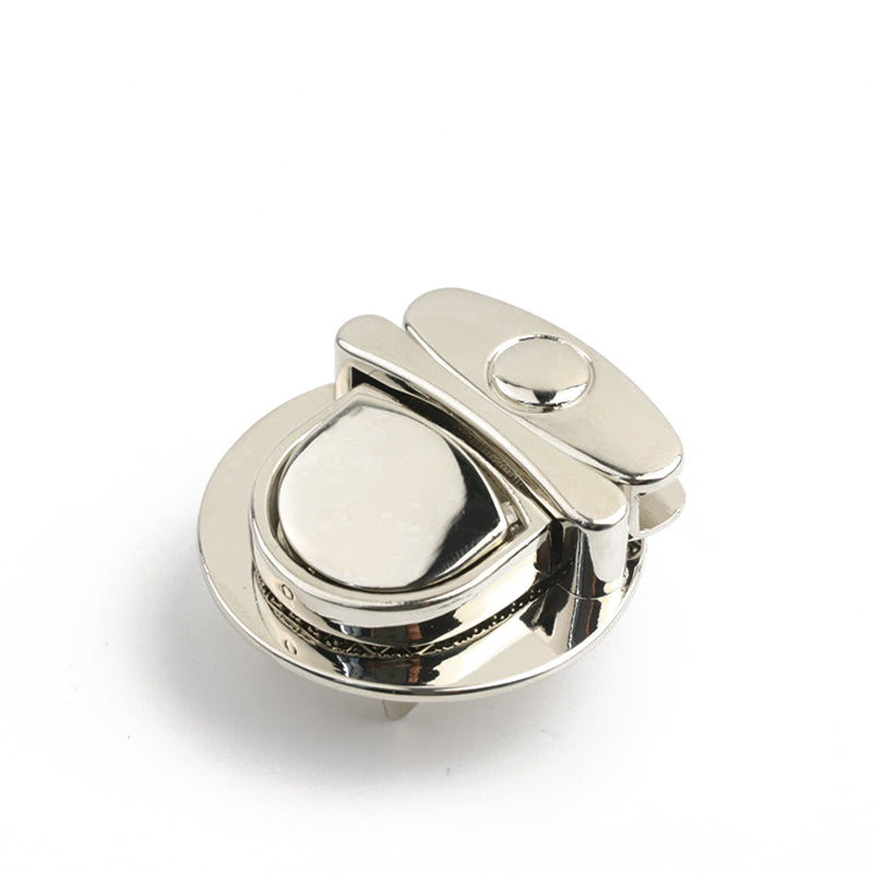 Purse hardware plus large metal plug in push locks