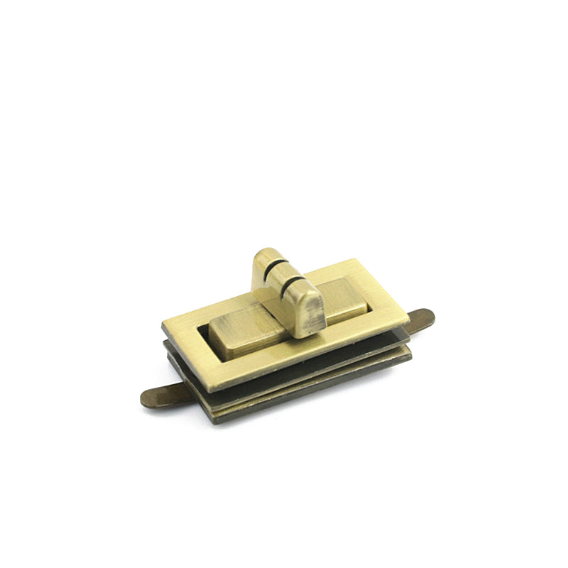 Handbag lock buckle hardware accessories medium die-casting twist lock plug-in lock